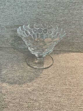 # 857 Vintage Westmoreland Clear “Thousand Eye” Pedestal Compote